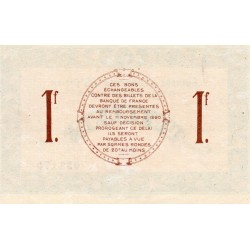 KOMITAT 52 - ST DIZIERS - 1 FRANC 1915 - 11.11 - HANDELSKAMMER