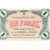 52 - ST DIZIERS - 1 FRANC 1920 - 14.04 - CHAMBRE DE COMMERCE