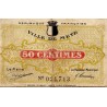 COUNTY 57 - METZ - 50 CENTIMES 1918 - 27.12 - CHAMBER OF COMMERCE