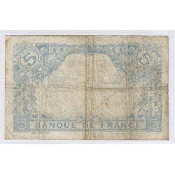 FAY 02/26 - 5 FRANCS BLEU - 17/04/1915 - TAUREAU -  TRES TRES BEAU - PICK 70