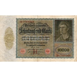 GERMANY - PICK 70 - 10 000 MARK - 19/01/1922