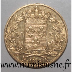 GADOURY 1028 - 20 FRANCS 1818 A - Paris - OR - LOUIS XVIII - KM 712