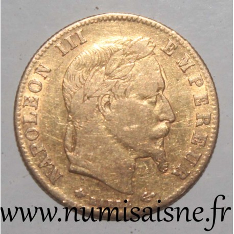 FRANCE - KM 803 - 5 FRANCS 1866 A - Paris - NAPOLEON III - GOLD