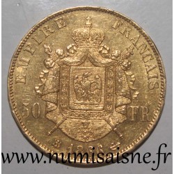 GADOURY 1112 - 50 FRANCS 1866 BB - Strasbourg - OR - NAPOLEON III - KM 804