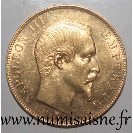 FRANCE - KM 785 - 50 FRANCS 1859 A - Paris - GOLD - TYPE NAPOLEON III