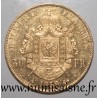 FRANCE - KM 785 - 50 FRANCS 1859 A - Paris - GOLD - TYPE NAPOLEON III