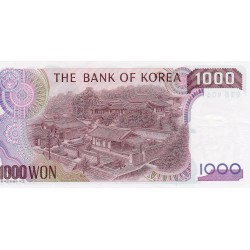 SOUTH KOREA - PICK 47 - 1000 WON - NO DATE (1983)