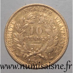 FRANKREICH - KM 830 - 10 FRANCS 1850 A - Paris - TYP CÉRÈS - GOLD