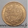 FRANKREICH - KM 830 - 10 FRANCS 1850 A - Paris - TYP CÉRÈS - GOLD