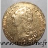 FRANKREICH - Gad 363 - LOUIS XVI - DOPPELTER GOLDENER LOUIS MIT NACKTEM KOPF - 1786 AA - Metz