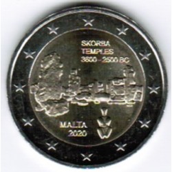 MALTA - 2 EURO 2020 - SKORBA-TEMPEL