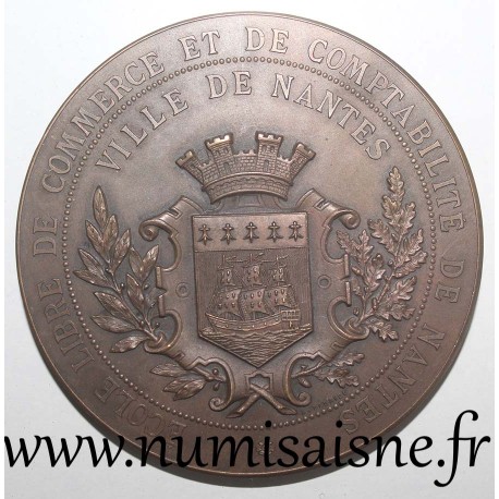 MEDAL - EDUCATION - 44 - NANTES - FREE SCHOOL OF TRADE AND ACCOUNTING - 1903