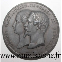 MEDAILLE - NAPOLEON III UND EUGENIA - BRANCHENPALAST - 1855