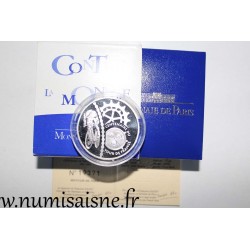 FRANCE - KM 1325 - 1 EURO 1/2 2003 - 100 ANS DU TOUR DE FRANCE - CONTRE LA MONTRE