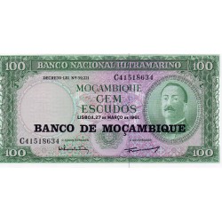 MOZAMBIQUE - PICK 117 - 100 ESCUDOS - UNDATIERT - 1976