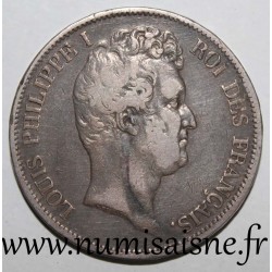 FRANCE - KM 736  - 5 FRANCS 1831 A - Paris - LOUIS PHILIPPE 1er - Relief Edge