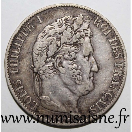 FRANCE - KM 749 - 5 FRANCS 1847 A - Paris - LOUIS PHILIPPE 1st