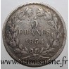 FRANCE - KM 749 - 5 FRANCS 1834 K - Bordeaux - LOUIS PHILIPPE 1st