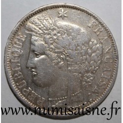 FRANKREICH - KM 818 - 5 FRANCS 1870 K - Bordeaux - TYP CERES - Anker