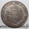 FRANCE - Gad 322 - LOUIS XV - ECU WITH HEADBAND 1761 L - Bayonne - streaks of adjustment - KM 512