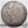 FRANCE - Gad 322a - LOUIS XV - ECU WITH HEADBAND 1770 - Pau - streaks of adjustment - KM 518