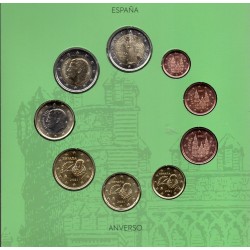 SPAIN - COFFRET EURO BRILLANT UNIVERSEL 2021 - 9 PIECES (5.88 euros)