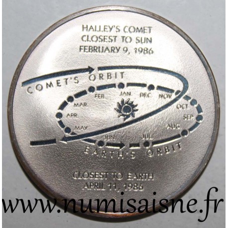 MEDAL - ASTRONOMY - COMET OF HALLEY