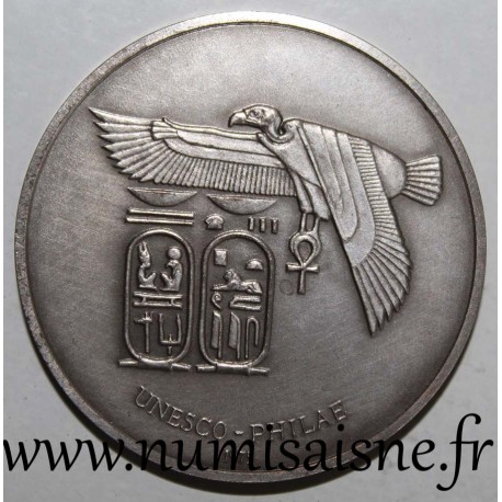 MEDAL - UNESCO - TEMPLE OF ISIS - PHILAE - 1975