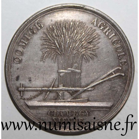 MEDAL - AGRICULTURE - AGRICULTURAL ASSOCIATION - CLAMECY