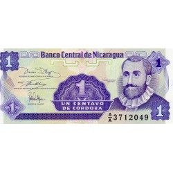 NICARAGUA  - PICK 167 - 1 CENTAVO - (1991)