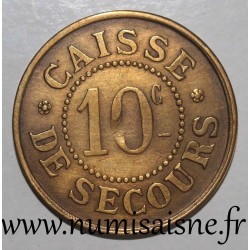 FRANCE - County 62 - PERNES - 10 CENTS - CAISSE DE SECOURS