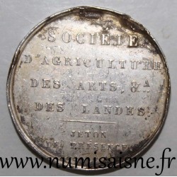 ATTENDANCE TOKEN - AGRICULTURE, ARTS & A DES LANDES SOCIETY - LOUIS PHILIPPE I