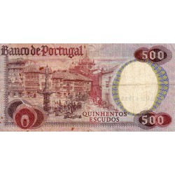 PORTUGAL - PICK 177 - 500 ESCUDOS - 04/10/1979