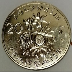 FRENCH POLYNESIA - KM 9 - 20 FRANCS 1996