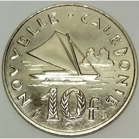 NEW CALEDONIA - KM 11 - 10 FRANCS 1996 - BOAT