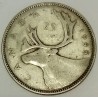 CANADA - KM 44 - 25 CENTS 1948 - GEORGES V - CARIBOU