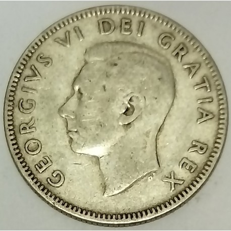 CANADA - KM 44 - 25 CENTS 1948 - GEORGES V - CARIBOU