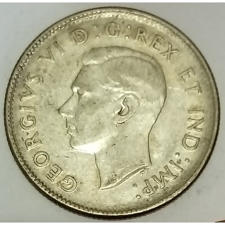 CANADA - KM 35 - 25 CENTS 1945 - GEORGES VI - CARIBOU