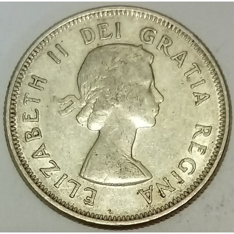 CANADA - KM 52 - 25 CENTS 1961 - ELISABETH II - CARIBOU