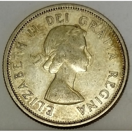 CANADA - KM 52 - 25 CENTS 1962 - ELISABETH II - CARIBOU