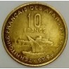 AFARS AND ISSAS - DJIBOUTI  - KM 17 - 10 FRANCS 1970 - Boats