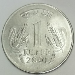 INDIA - KM 92 - 1 RUPEE 2001 - Bombay