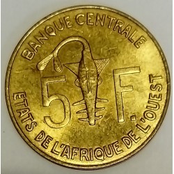 WEST AFRICA STATES - KM 2 a - 5 CFA FRANCS - 2006 - GAZELLE