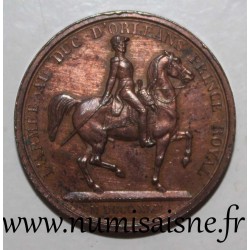 MEDAL - LOUIS PHILIPPE 1er - THE ARMY OF THE DUKE OF ORLEANS - PRINCE ROYALE -1842 - By Barre