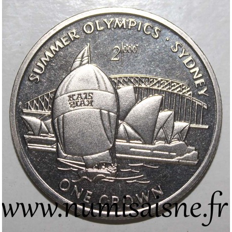 ISLE OF MAN - KM 926 - 1 CROWN 1999 - OLYMPIC GAMES - SYDNEY