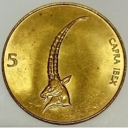 SLOVENIA - KM 6 - 5 TOLARJEV 2000 - IBEX