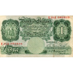 GREAT BRITAIN - PICK 369 a - 1 POUND (1948 -1949 )