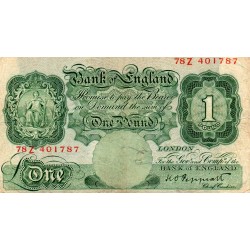 VEREINIGTES KÖNIGREICH - PICK 363 c - 1 POUND - NON DATE (1934-48)