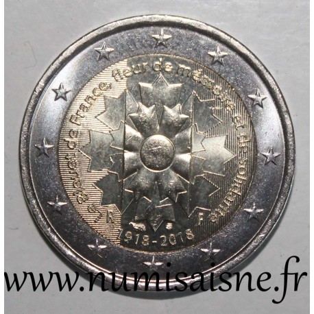 FRANCE - KM 2458 - 2 EURO 2018 - 100 YEARS OF LE BLEUET