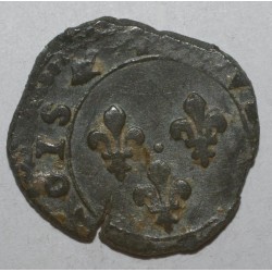 1574 - 1589 - HENRI III - DOUBLE TOURNOIS - A PARIS - SANS DATE